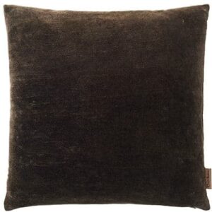 Cozy Living - Velvet pude, Dark Chestnut - 50 x 50 cm.